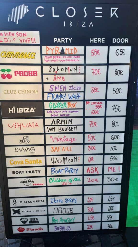 Понуда на клубовите на Ибица за 24 септември 2023 / Автор: Денис Алексоски