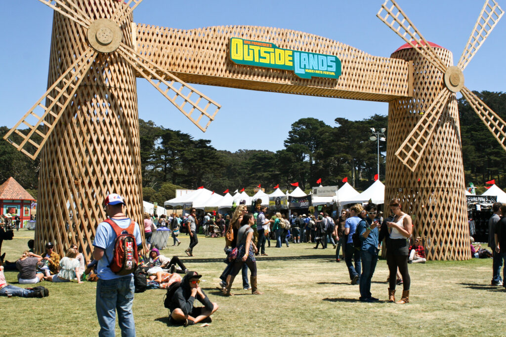 Outside Lands 2010 gate