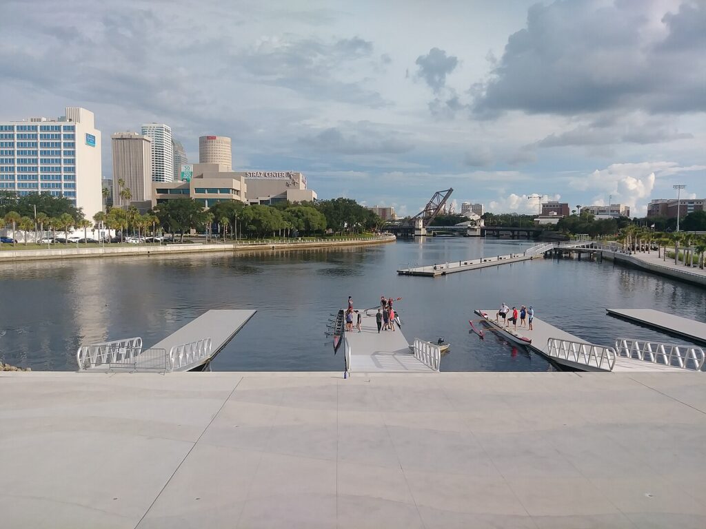 Tampa from Julian B Lane Park