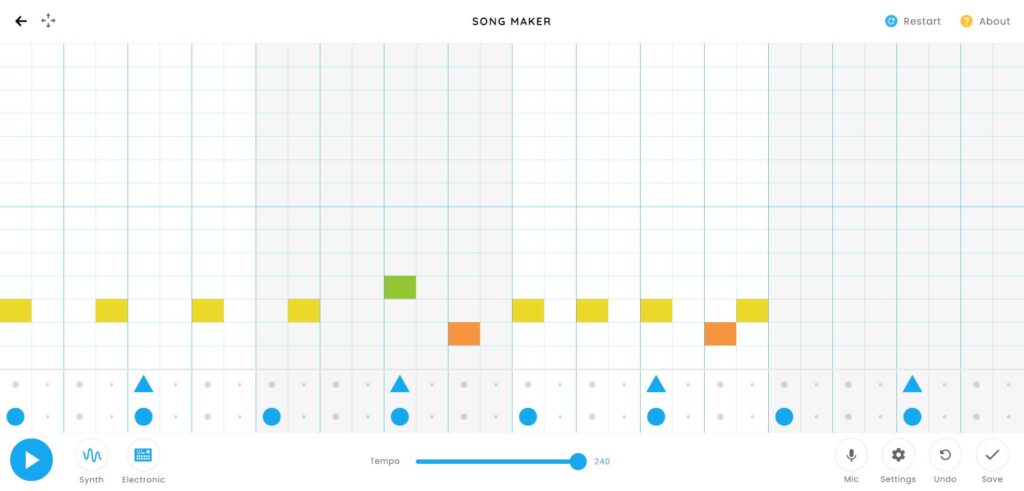Chrome Music Lab - Song Maker