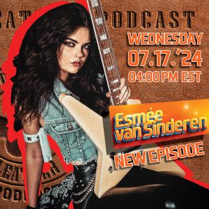 Esmee Van Sinderen - episode 14 of Denim and Leather podcast poster