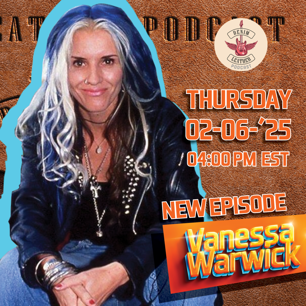 Vanessa Warwick at Denim and Leather Podcast episode 26 poster