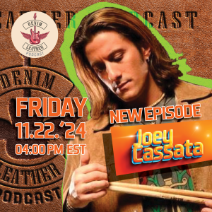 Joey Cassata at Denim and Leather Podcast - episode 22 poster