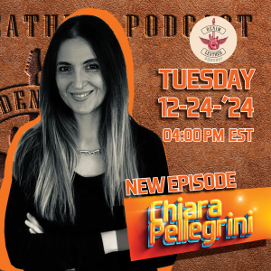 Chiara Pellegrini at Denim and Leather Podcast episode 25 poster