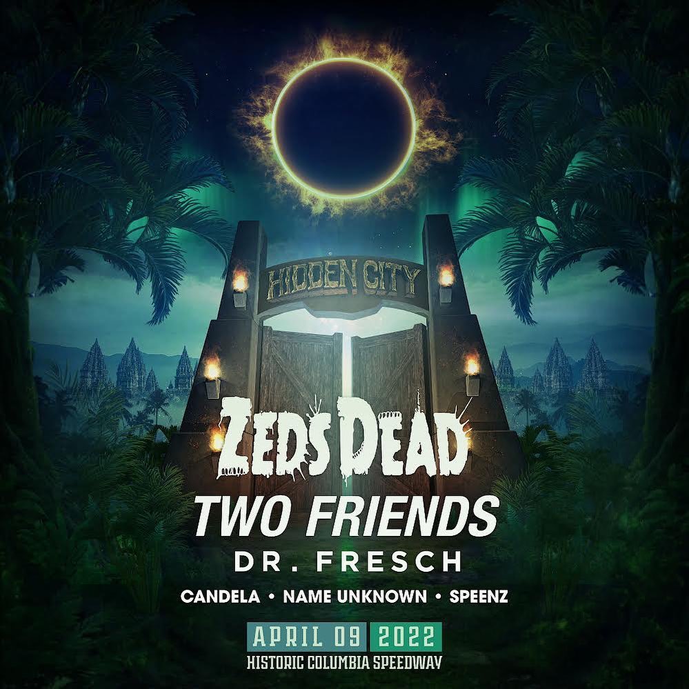 hidden city lineup 2022 poster