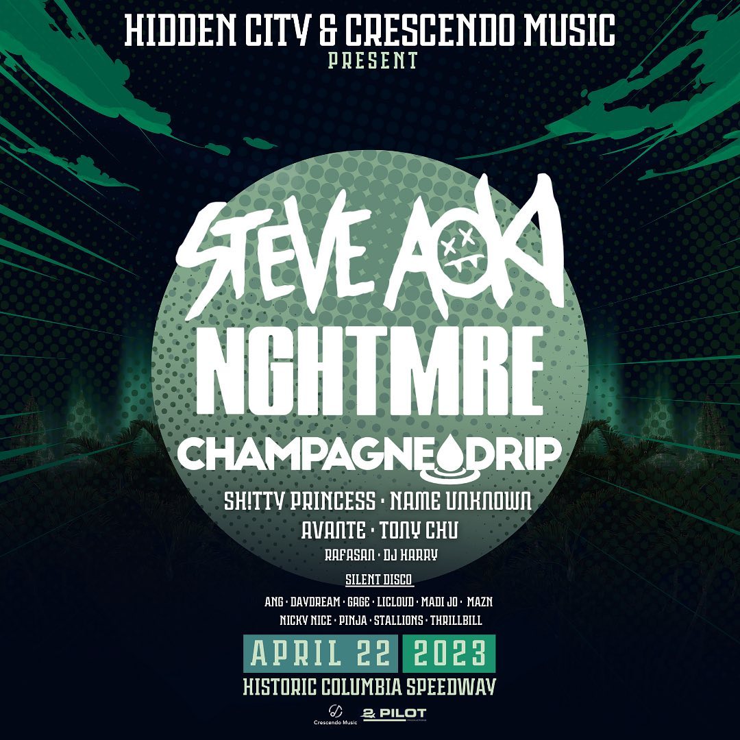 hidden city lineup 2023 poster