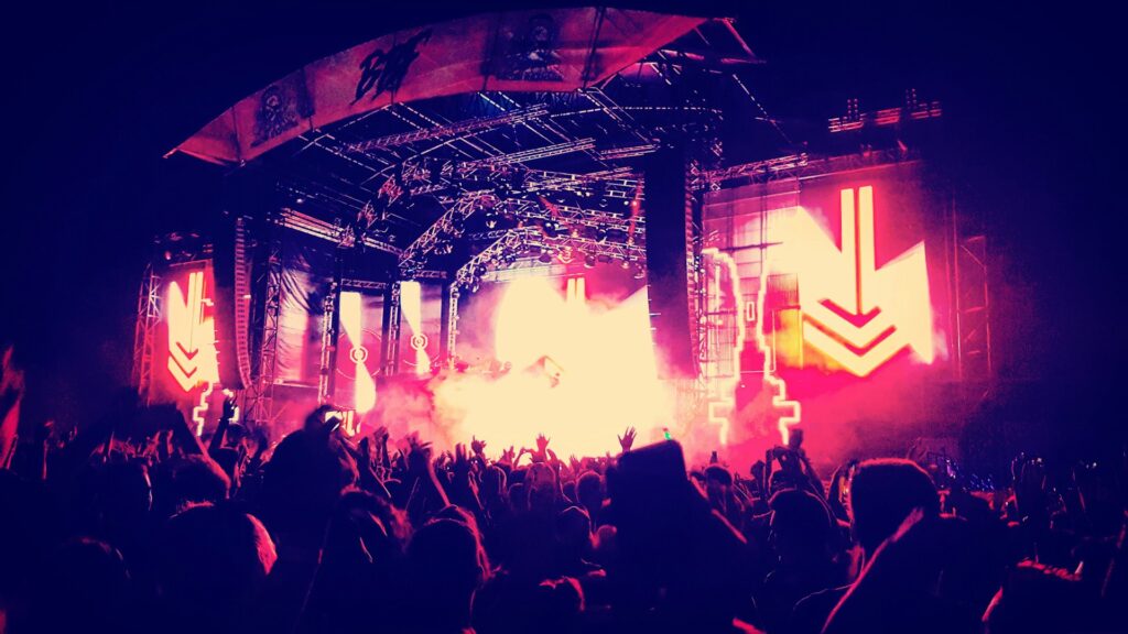 music festival live lights