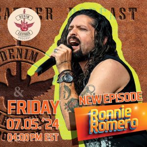 Ronnie Romero - episode 13 of Denim and Leather Podcast poster