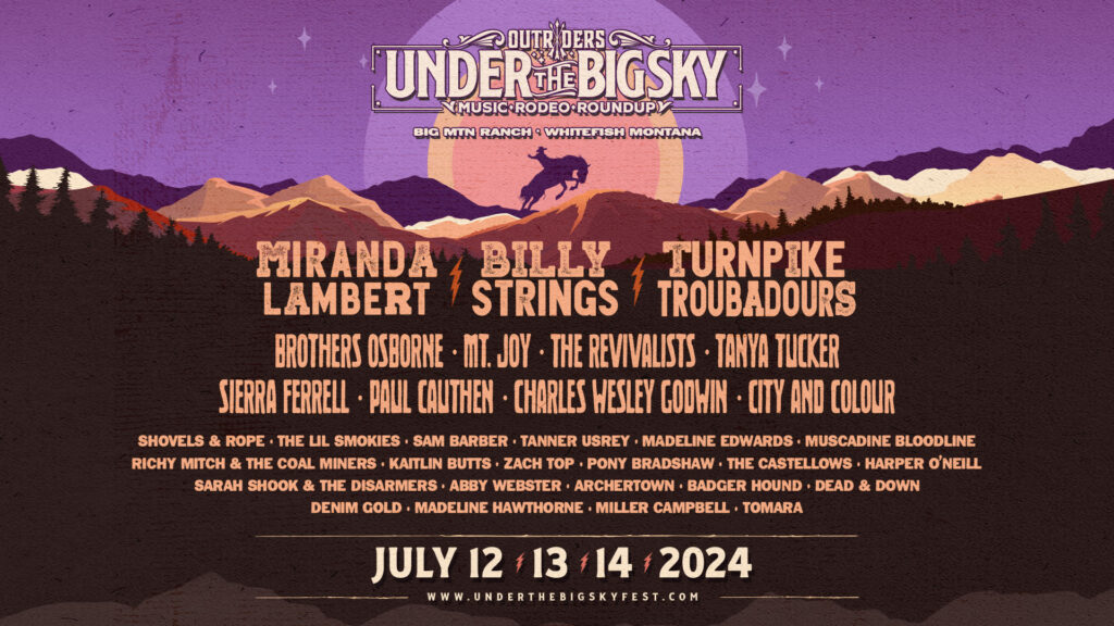 Under the Big Sky Lineup Poster