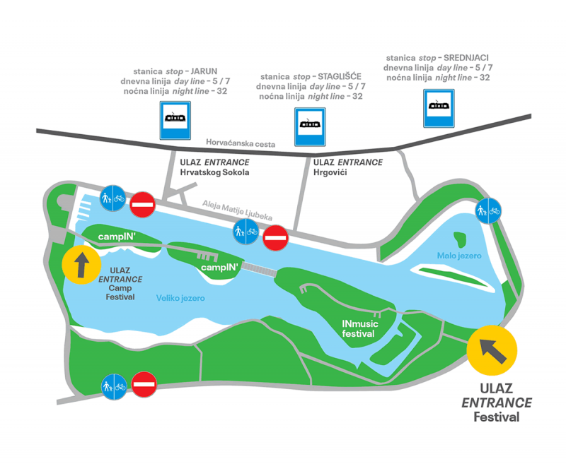 INmusic Festival Location Map