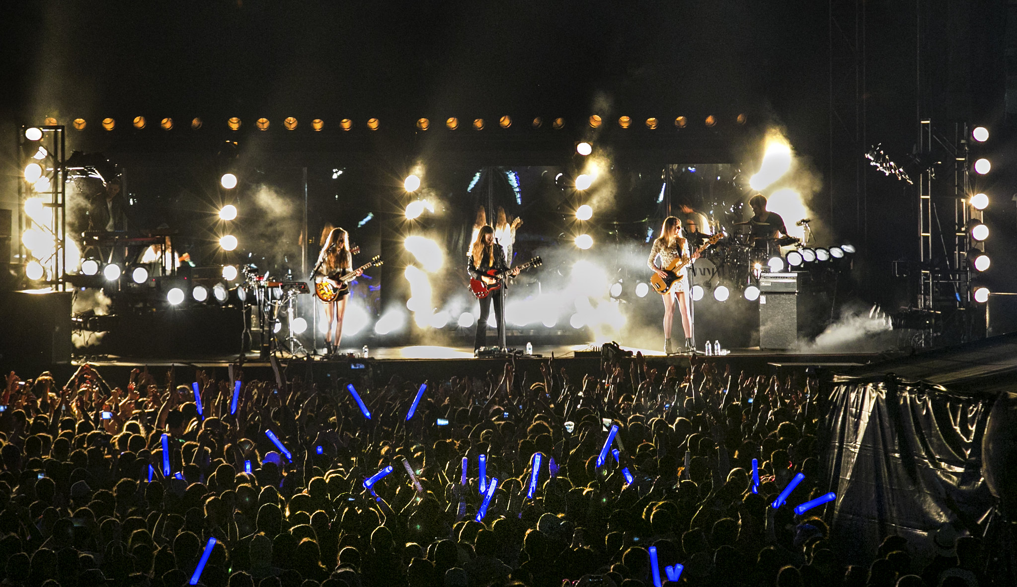 Headliners HAIM at Boston Calling 2016