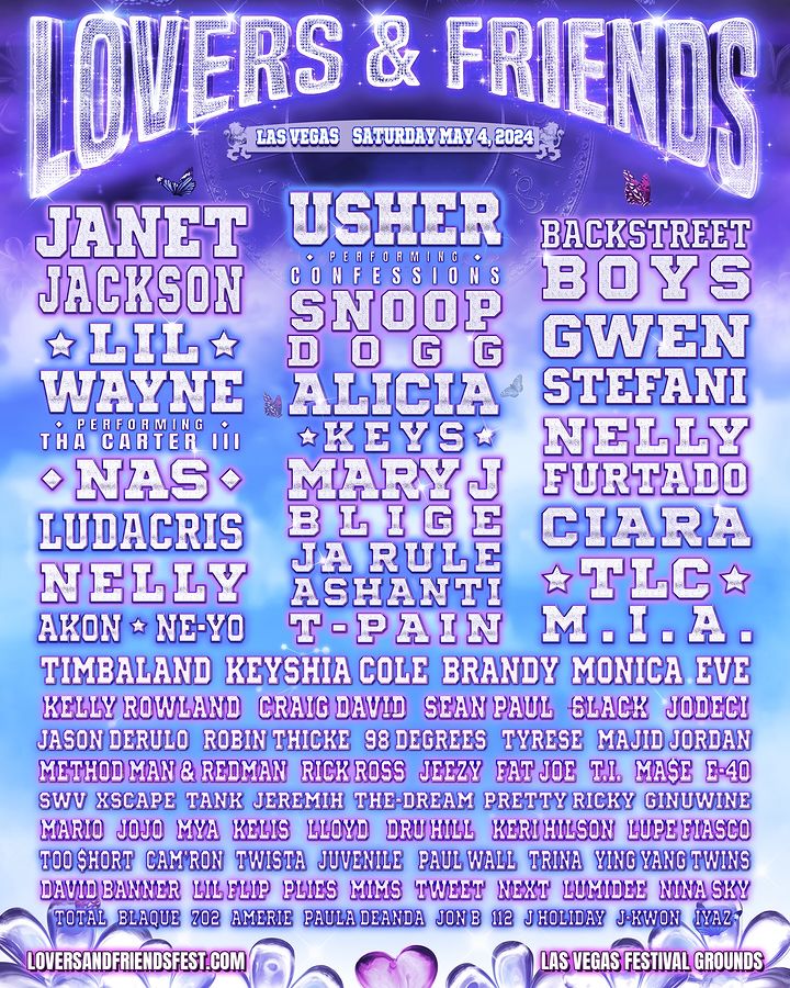 Lovers and Friends Poster Lineup