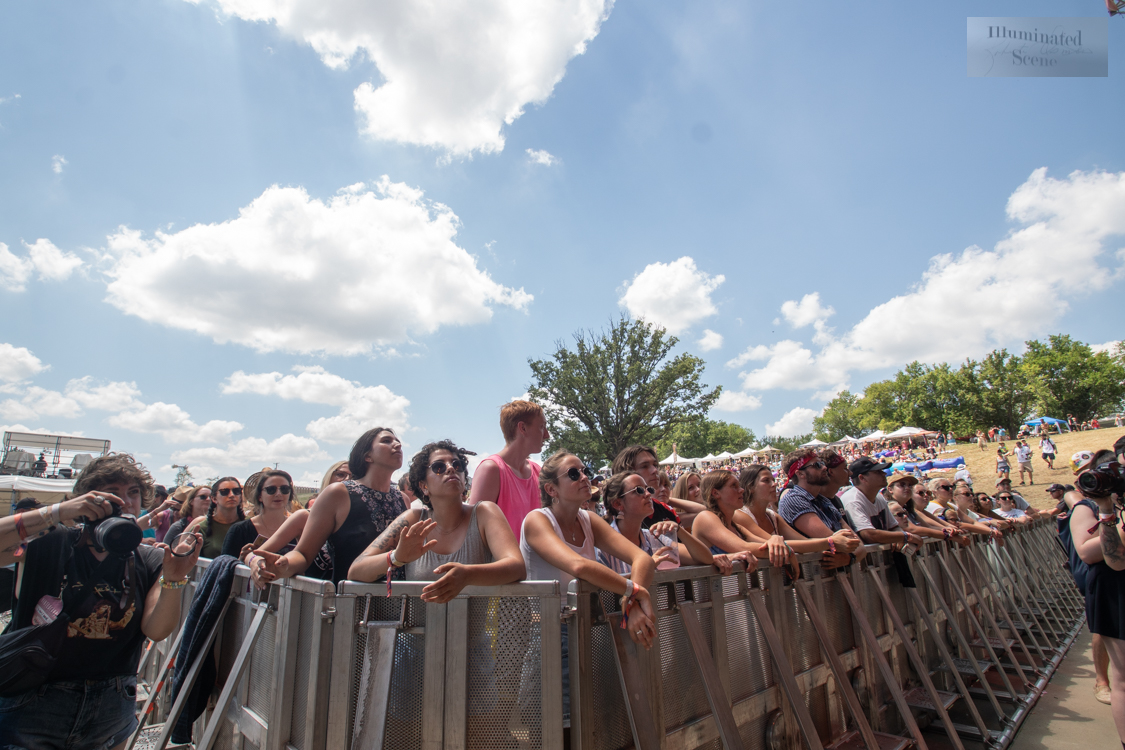 Crowd during The Nude Party performance at Hinterland