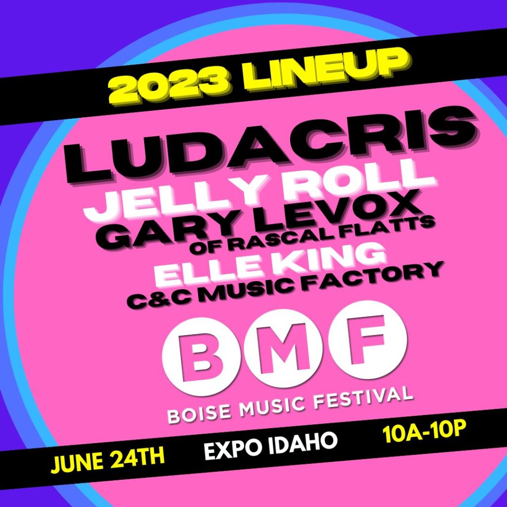 Boise Music Festival Schedule 2023 Poster