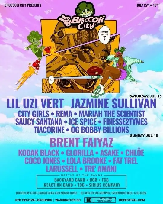 Broccoli Festival lineup poster 2023