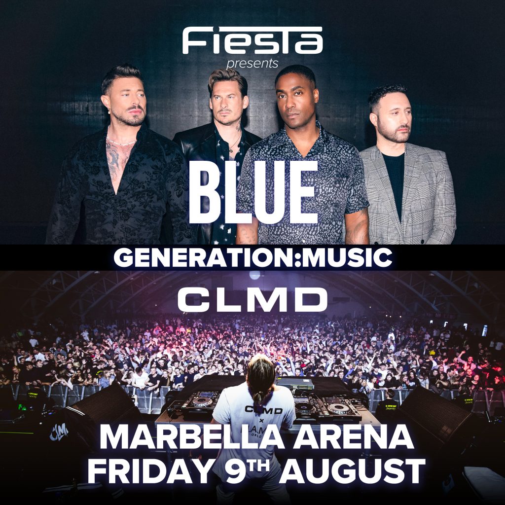 FIESTA Marabella 2024 - BLUE CLMD square poster