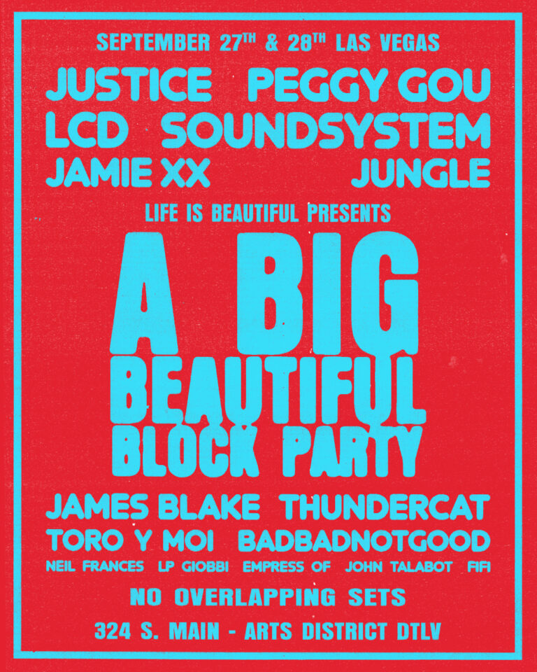 A Big Beautiful Block Party Lineup poster
