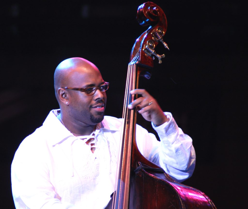 Christian McBride leading his group Inside Straight at the 2009 Detroit Jazz Festival