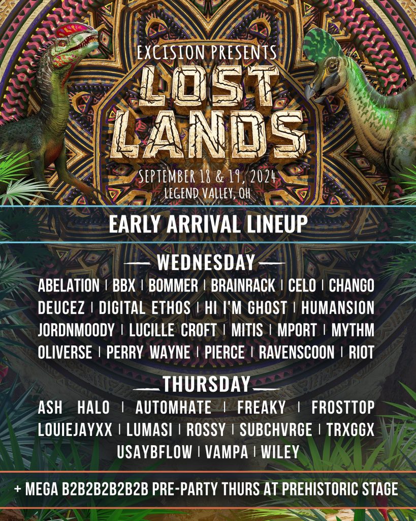 Lost Lands 2024 Early Arrivals Lineup