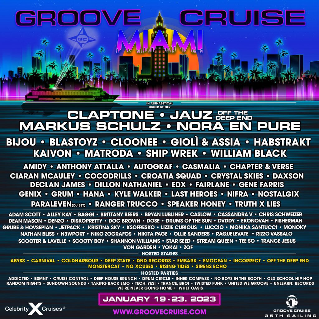 2023 Groove Cruise Poster