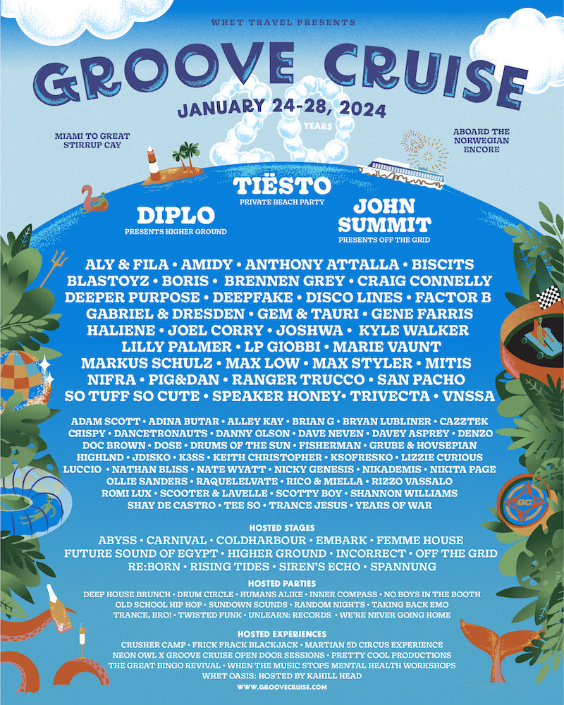 2024 Groove Cruise Poster Lineup