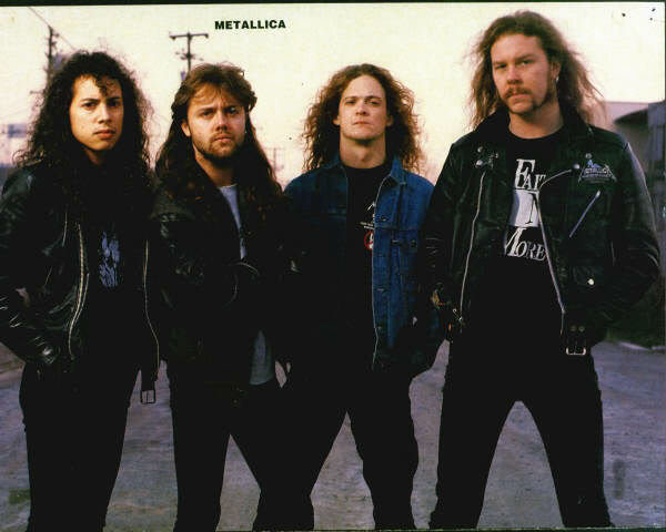 Metallica Kirk Hammett Lars Ulrich Jason Newsted James Hetfield