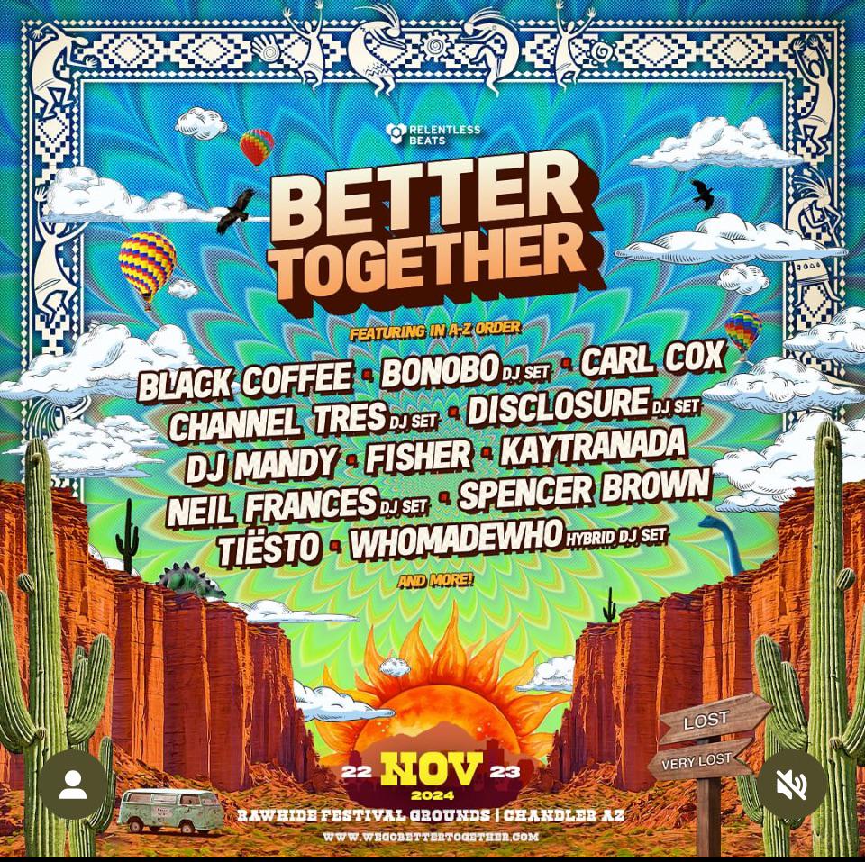 Better Together 2024 Lineup poster