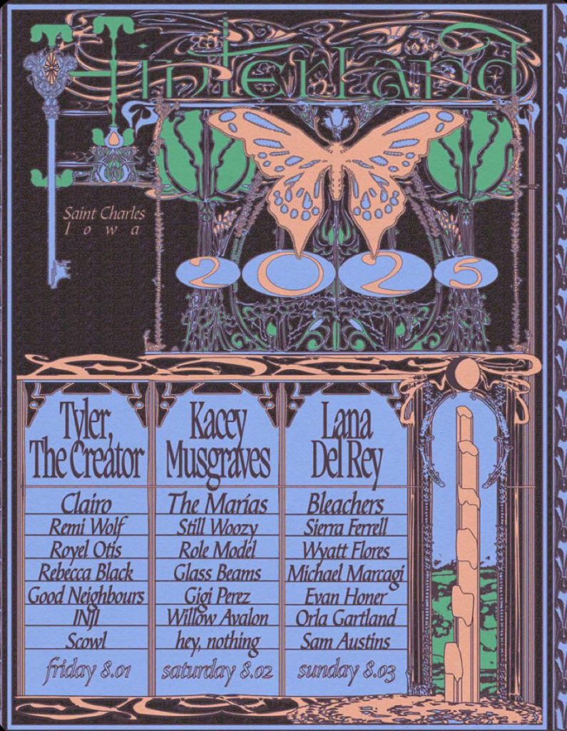 Hinterland 2025 Lineup Poster