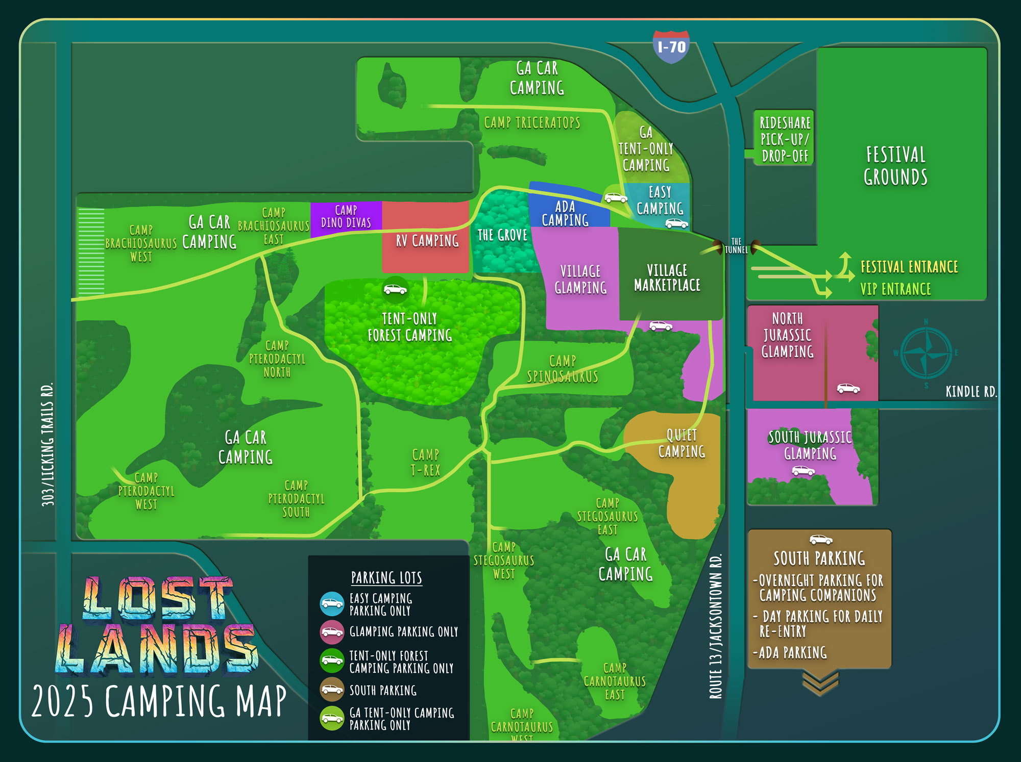 Lost Lands Map 2025