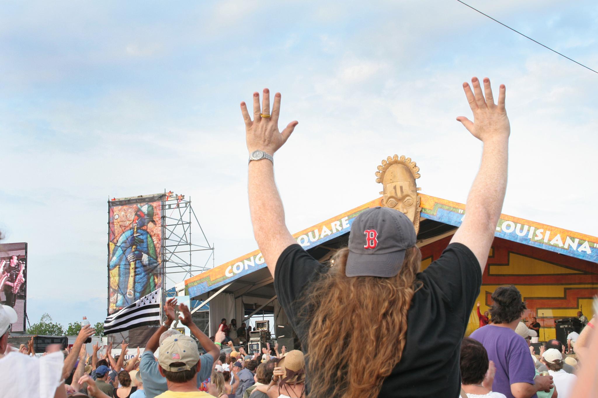 New Orleans Jazz Fest 2008 - photo of Louisiana Tourism - CC BY-ND 2.0