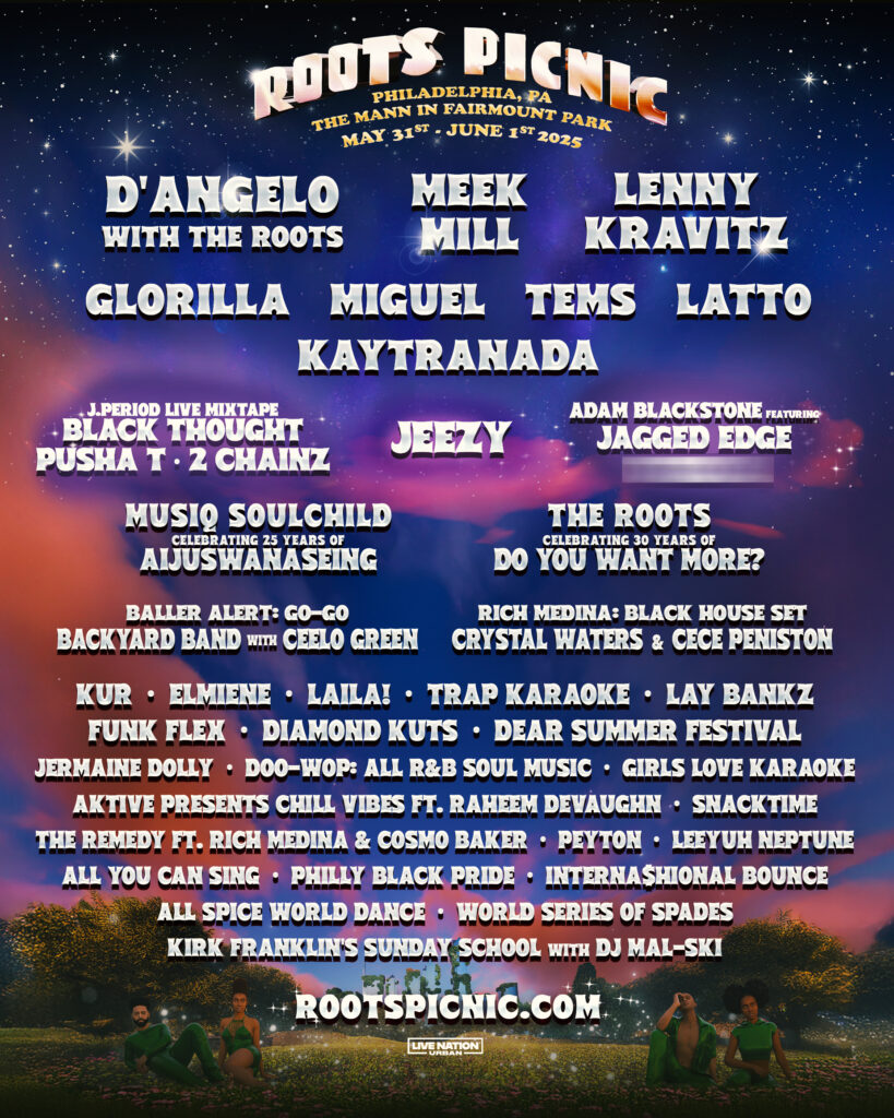 Roots Picnic 2025 Lineup poster
