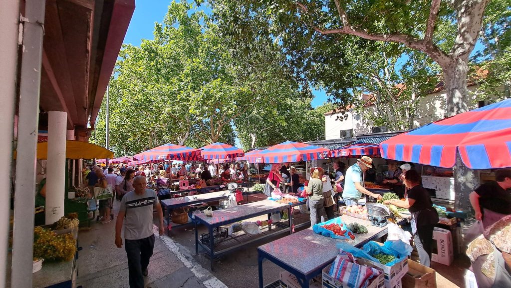 Split's Green Market - June 2024 - photo by Vasil Buraliev