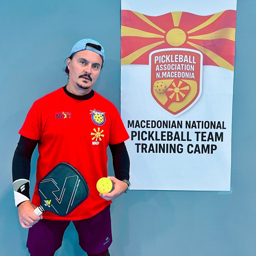 Nikola Perevski - Pere, ambassador of the Macedonian Pickleball Association