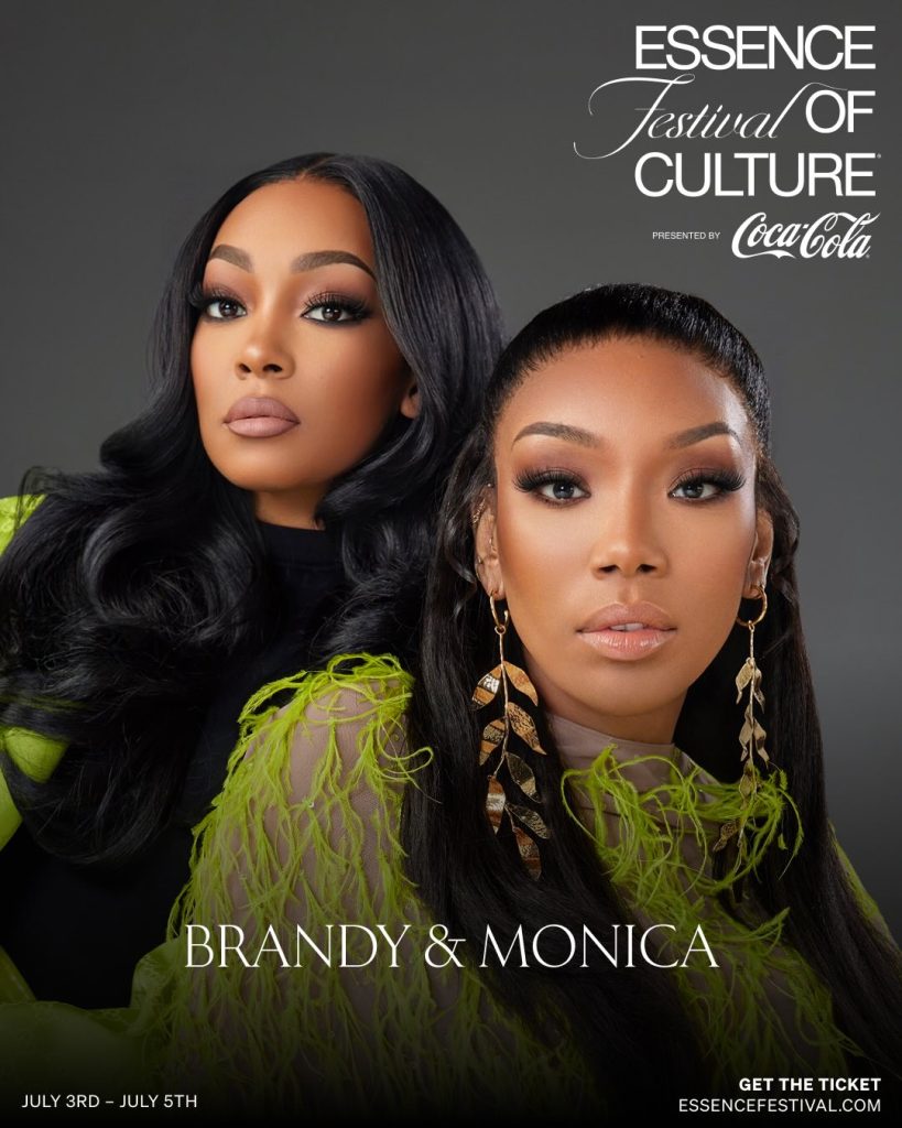 Brandy & Monica - Essence Festival of Culture 2026 poster
