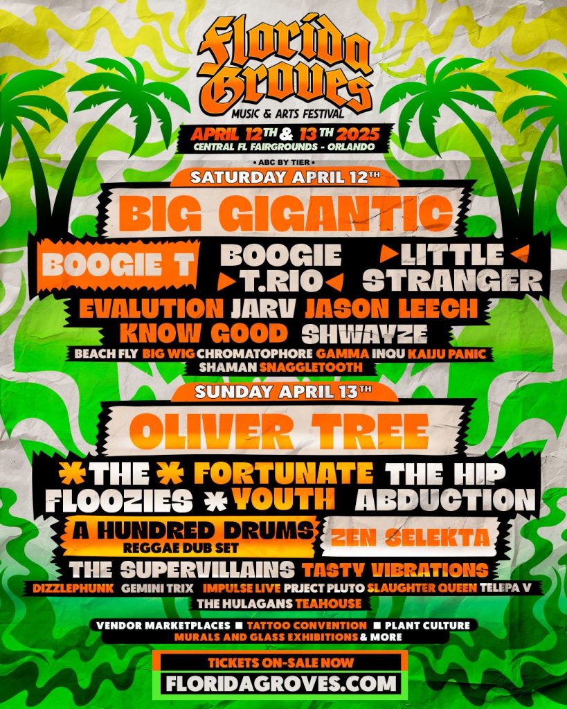 Florida Grove Festival 2025 Lineup poster